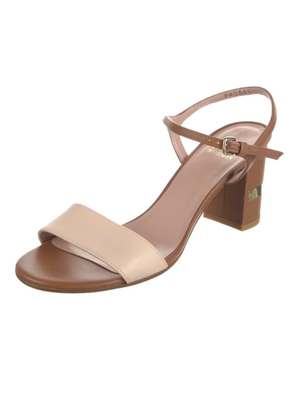 STUART WEITZMAN Women's Brown Leather Nusolo Sandals Size 6.5